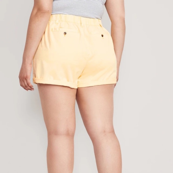 Old Navy Women’s OG Chino Shorts Plus Size 3X High Waist Versatile Slouchy - Picture 10 of 10